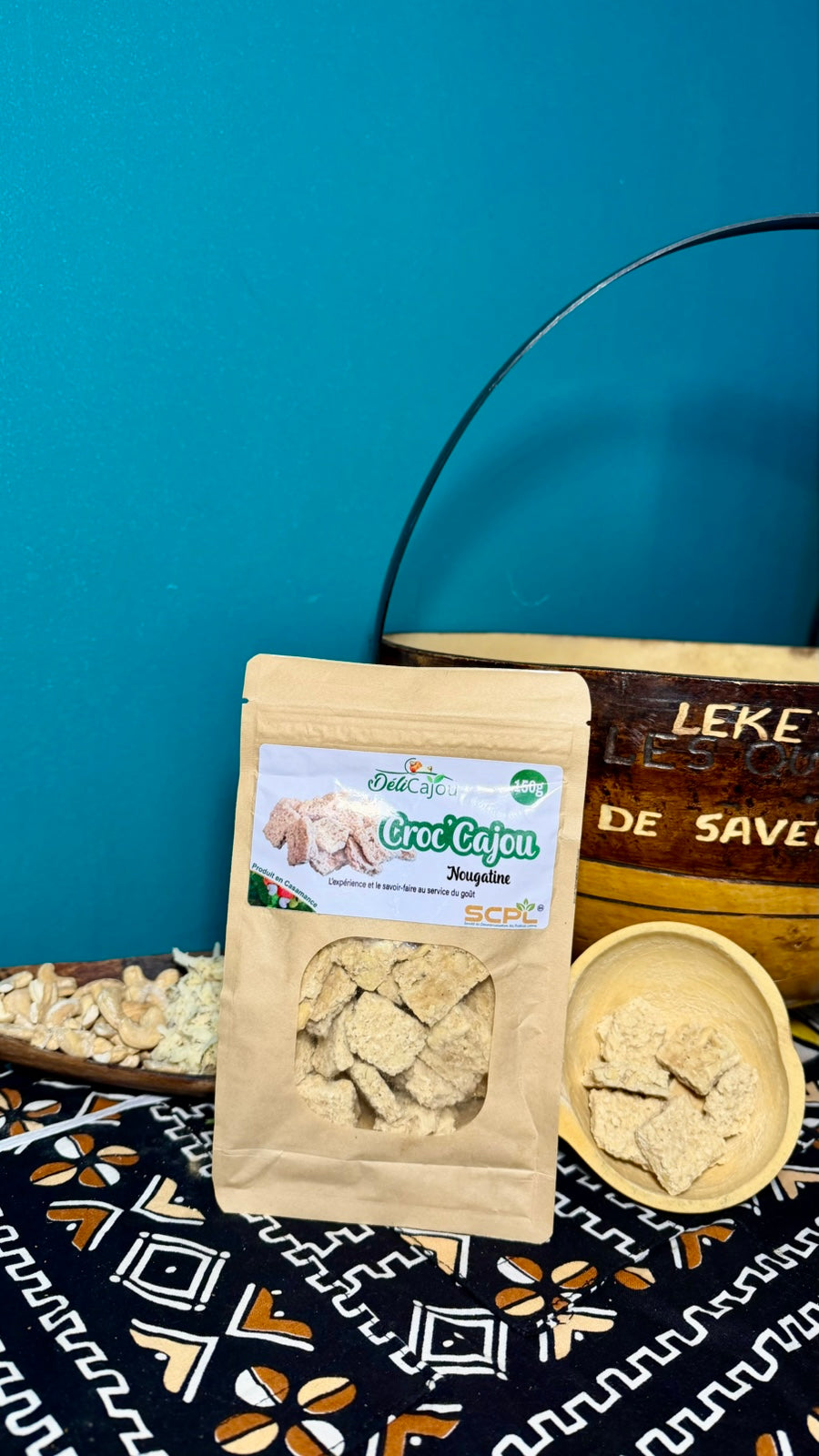 Nougatine de cajou-coco -150G