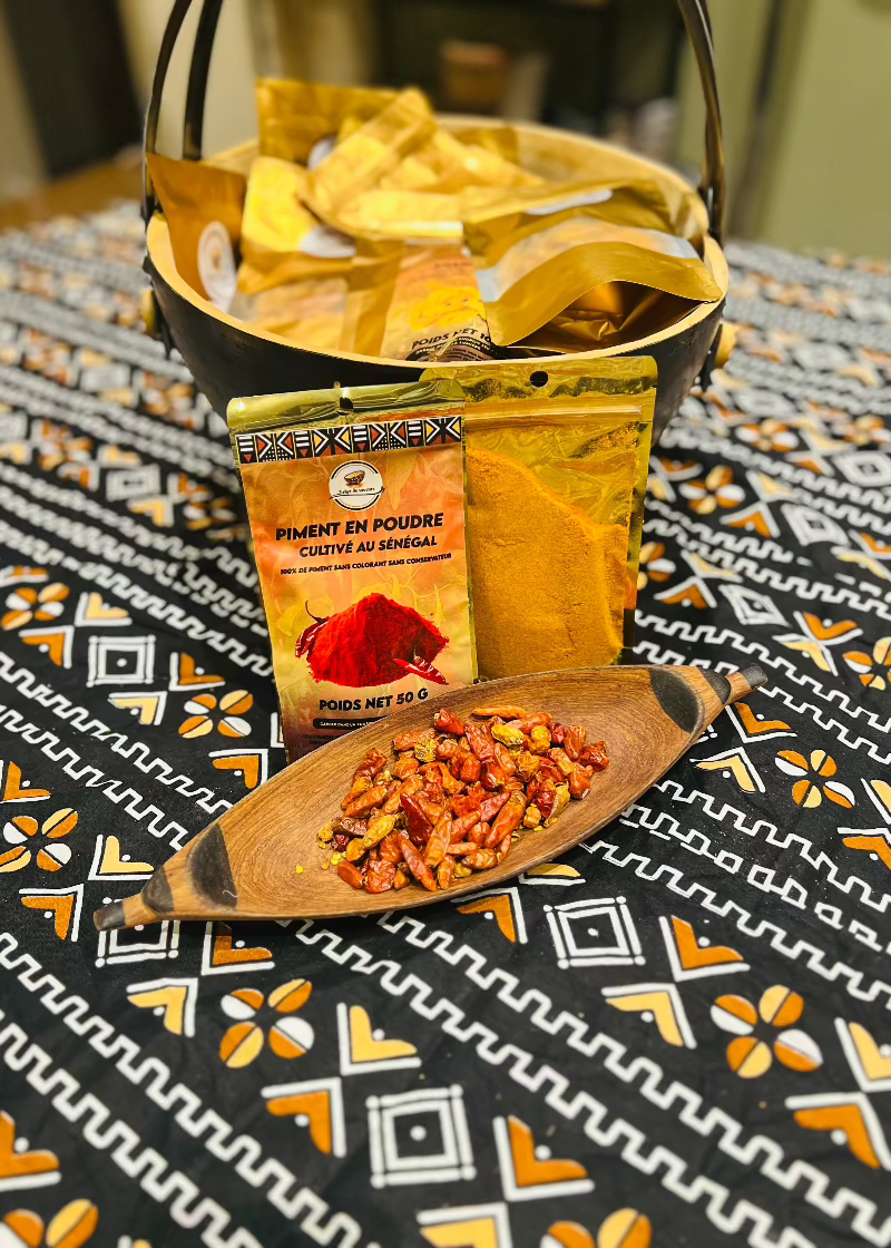 Poudre de piments oiseaux -50G