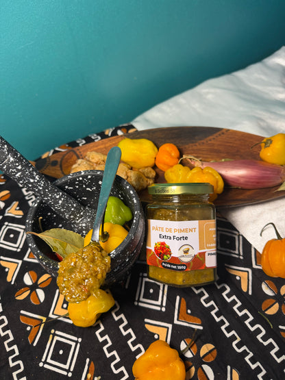 Purée de piments végétariens ou extra forts  -150 G