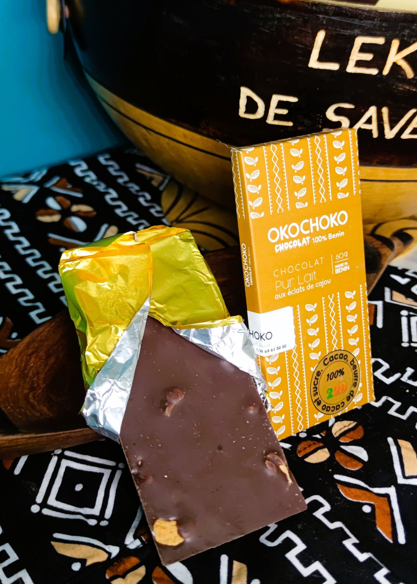 chocolat au Lait -Cajou Okochoco 60 g
