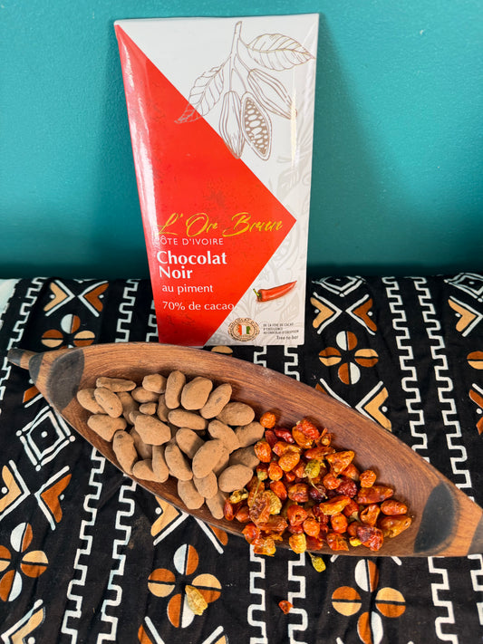 Chocolat Noir 70% Piment Chocovi -100G
