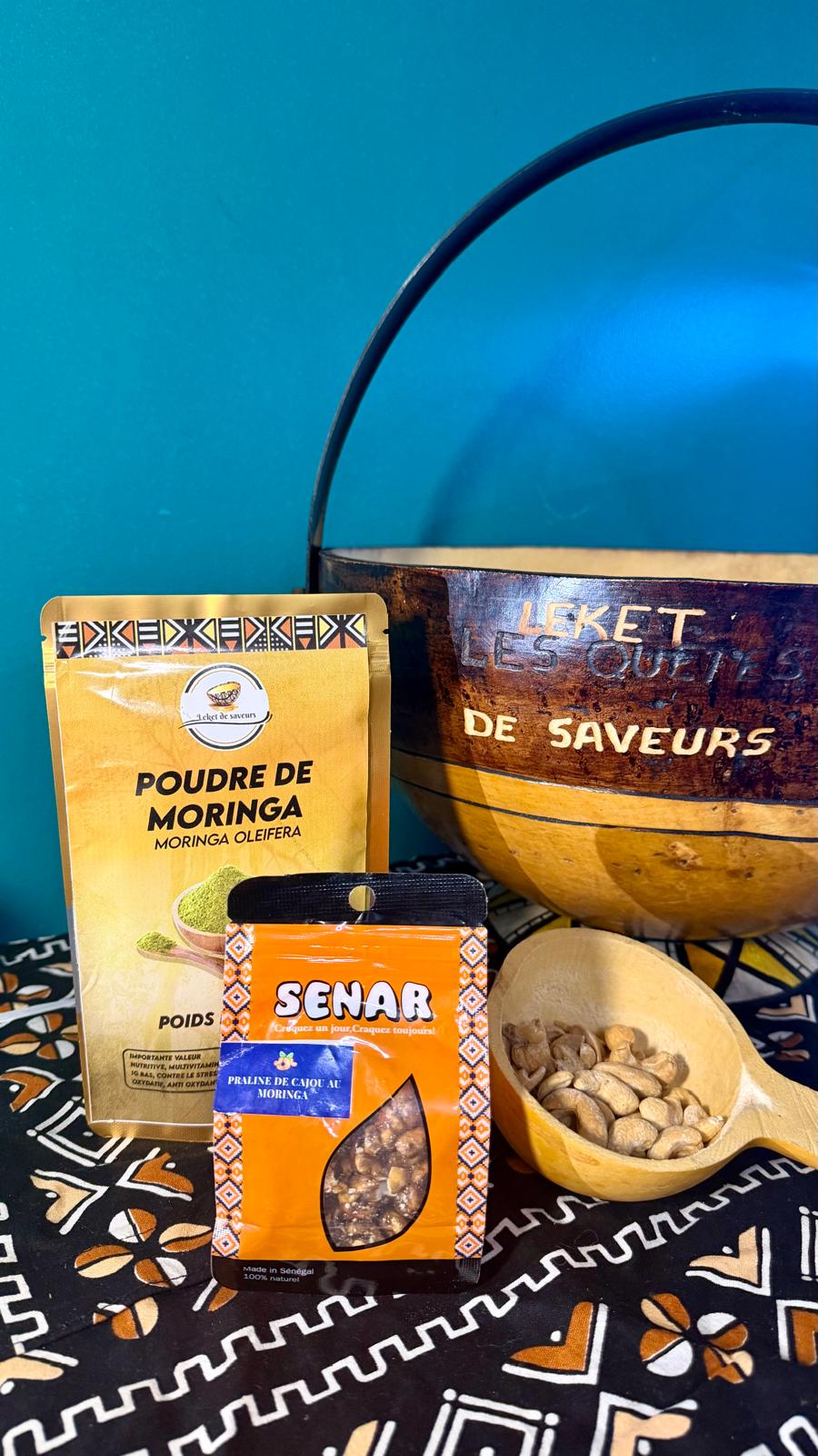 Praliné de cajou au moringa-70g