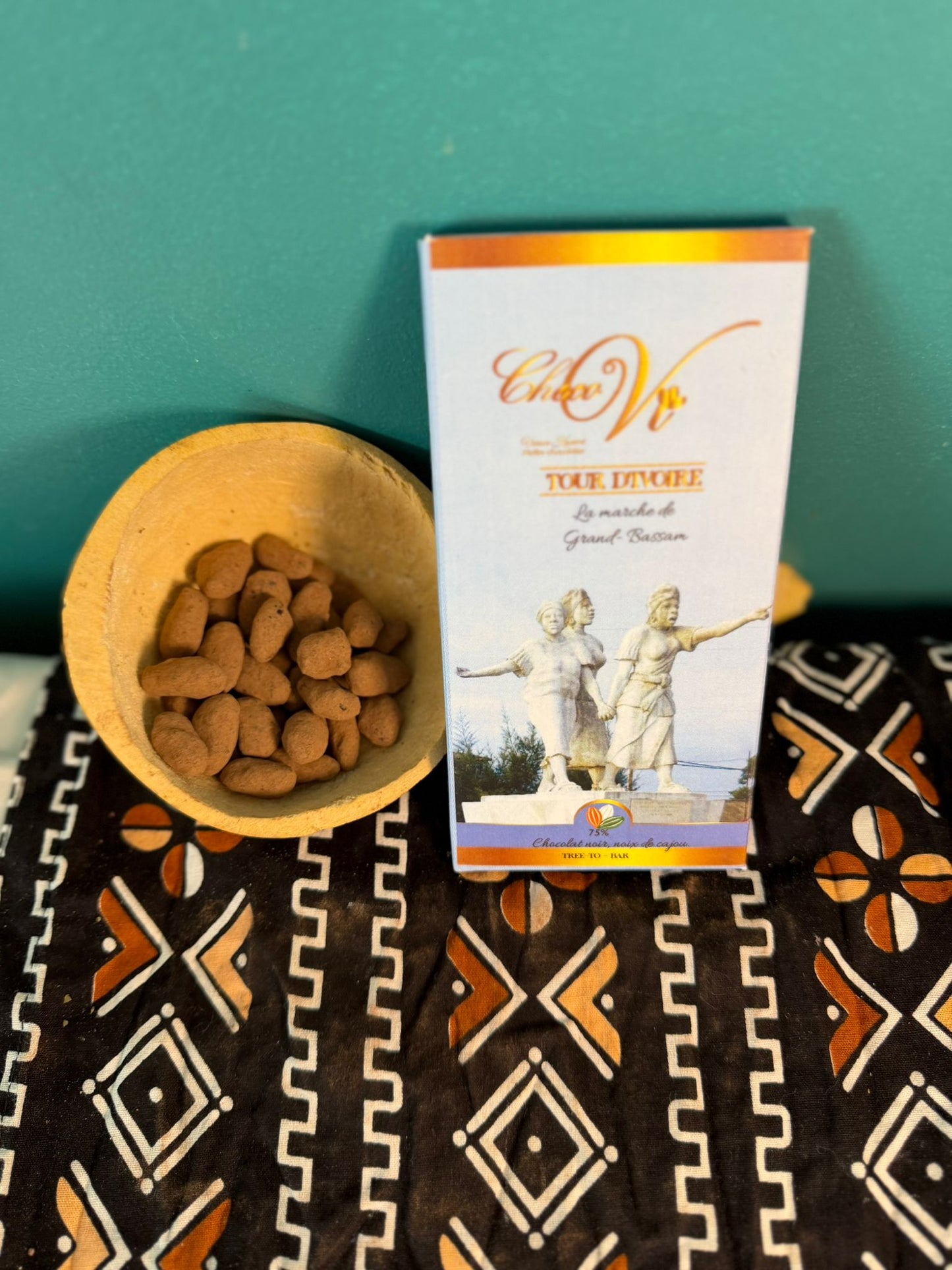 Chocolat Noir 70% cajou Chocovi  -100G