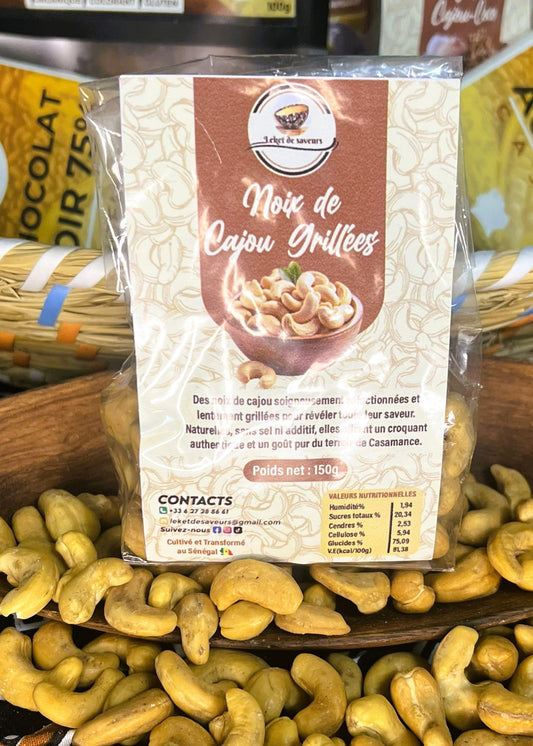 noix de cajou nature grillées-150G